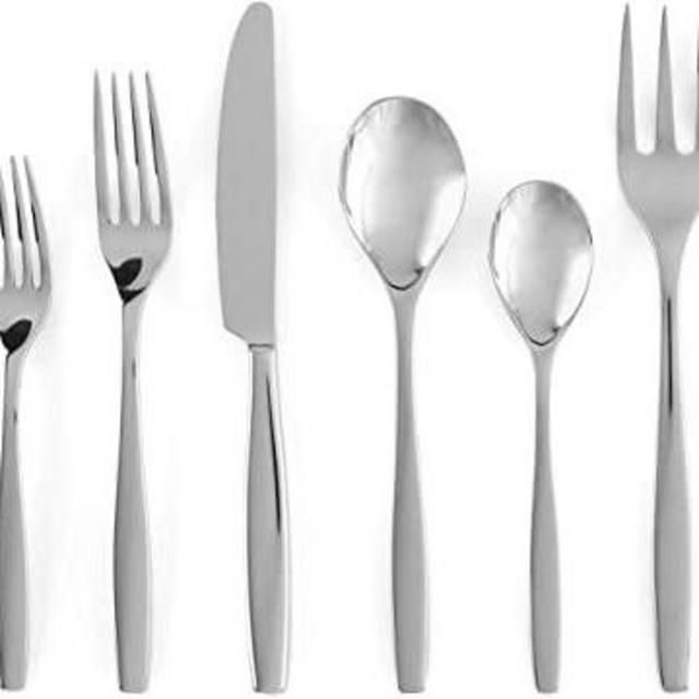 Nambè Stainless Steel 45-Piece Flatware Set, Service for 8 (Aidan)