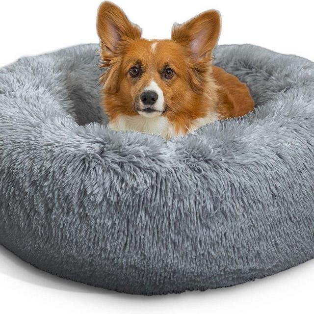 Best Friends by Sheri The Original Calming Shag Fur Donut Cuddler Cat & Dog Bed