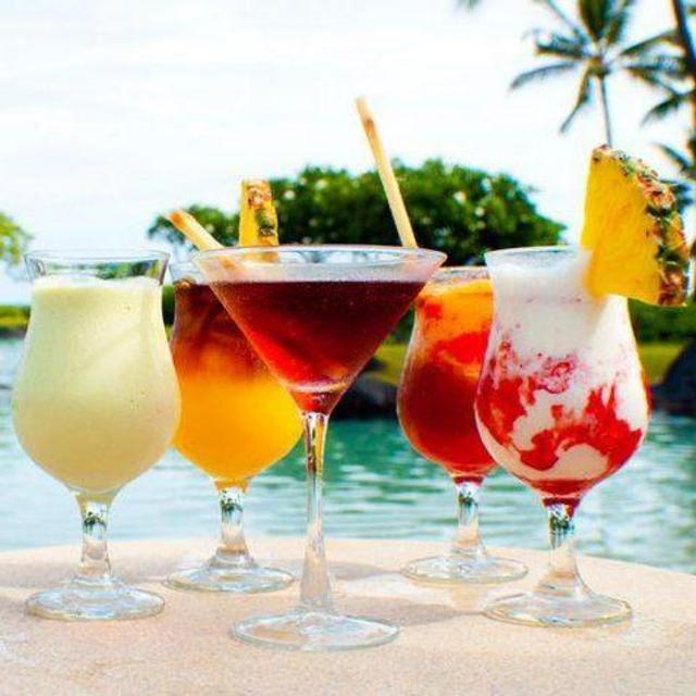 A Round of Drinks on Our Honeymoon