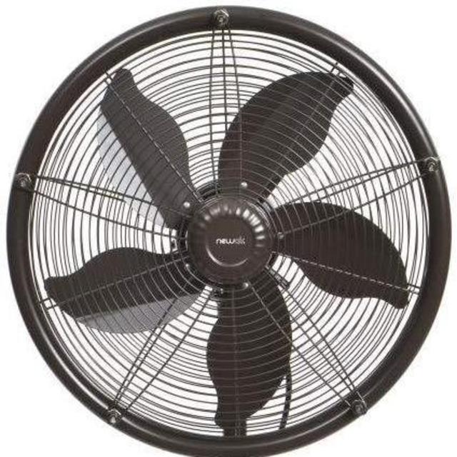 NewAir Outdoor Misting Fan Oscillating All Steel Construction Pedestal Fan with Five Gentle Mist Nozzles, AF-600