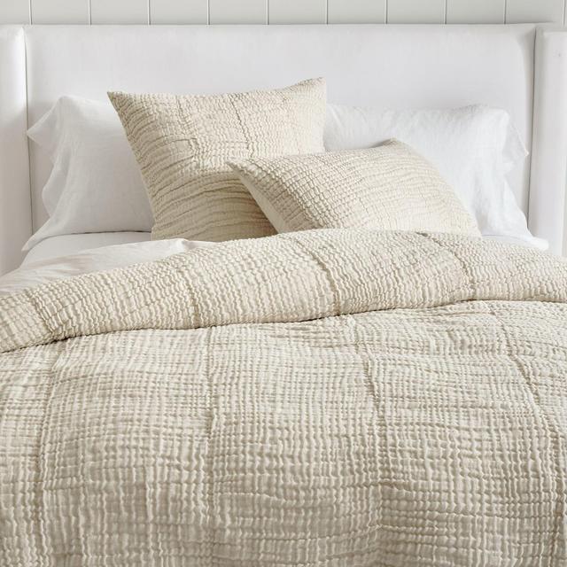 Cloud Cotton/Linen Duvet Cover Flax- King