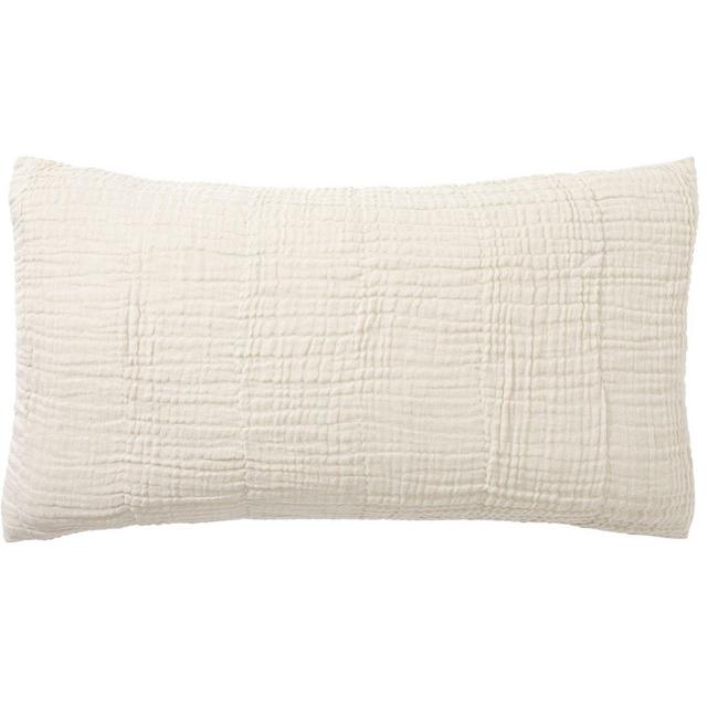 Cloud Cotton/Linen Sham Flax-King