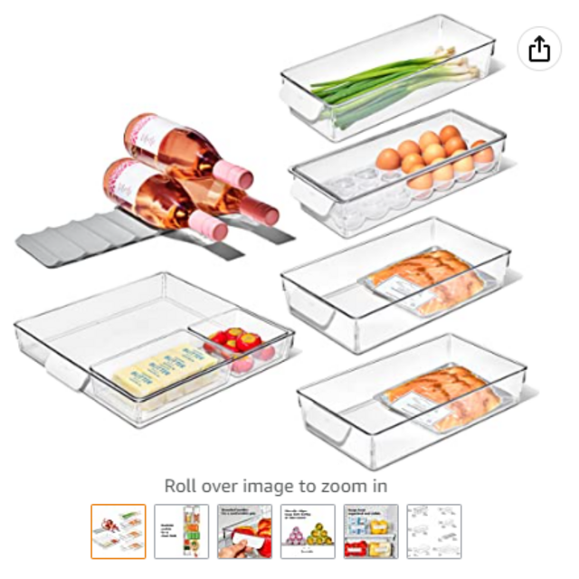 OXO Good Grips 8-Piece Fridge Organization Set