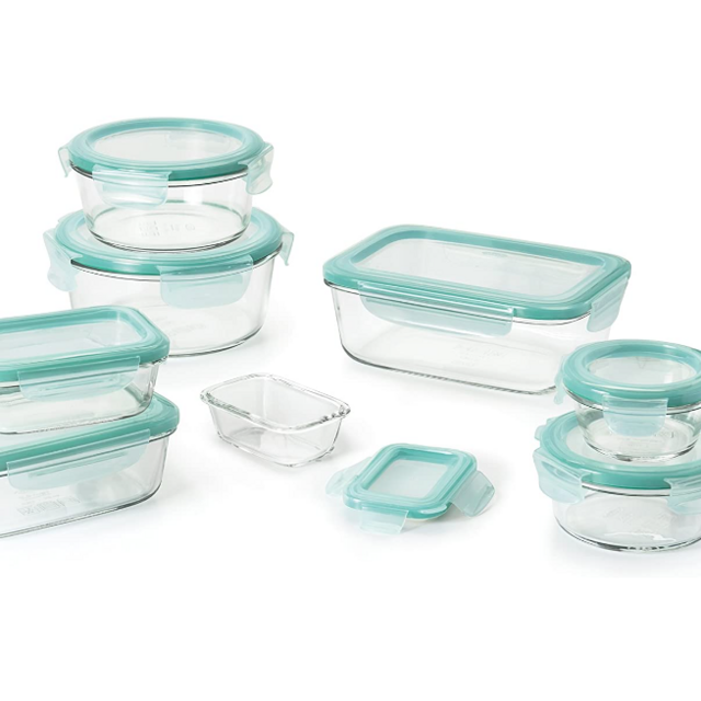 OXO Good Grips 16 Piece Glass Food Storage Container Set