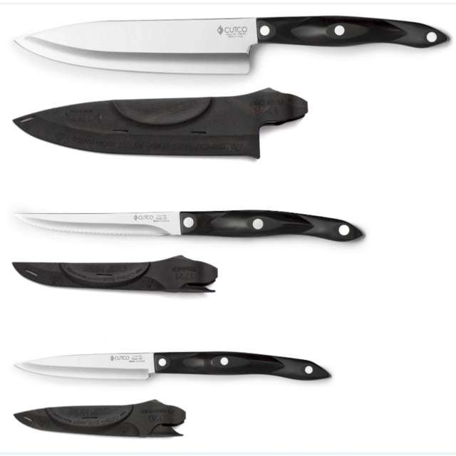 3-Pc. Knife & Sheath Set