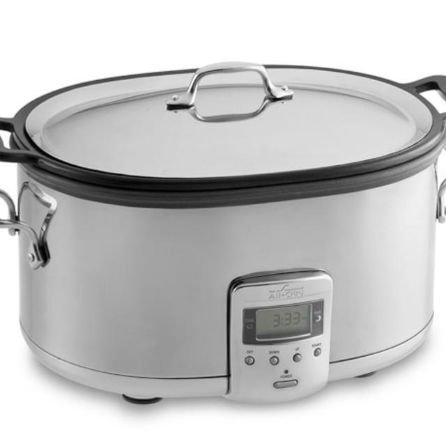 All-Clad Deluxe Slow Cooker with Cast-Aluminum Insert, 7-Qt.