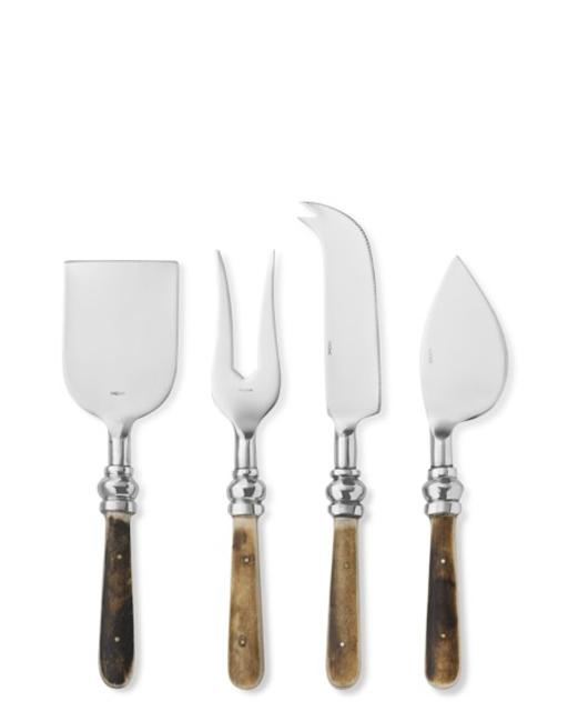 Bone Handled Cheese Knives, Set of 4