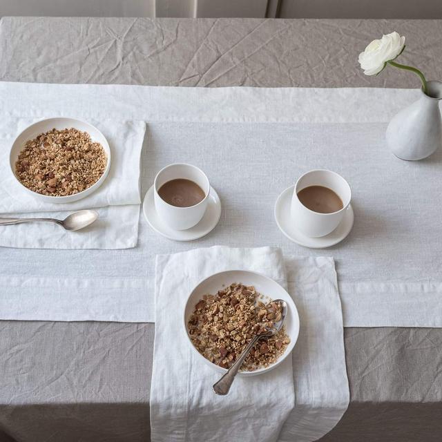 Orkney Linen Napkin Set - Off white