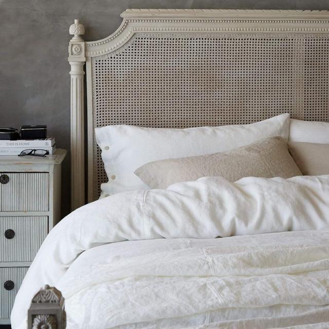 Orkney Linen Duvet Cover in Off White