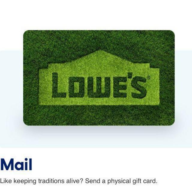 Lowe's Gift Card