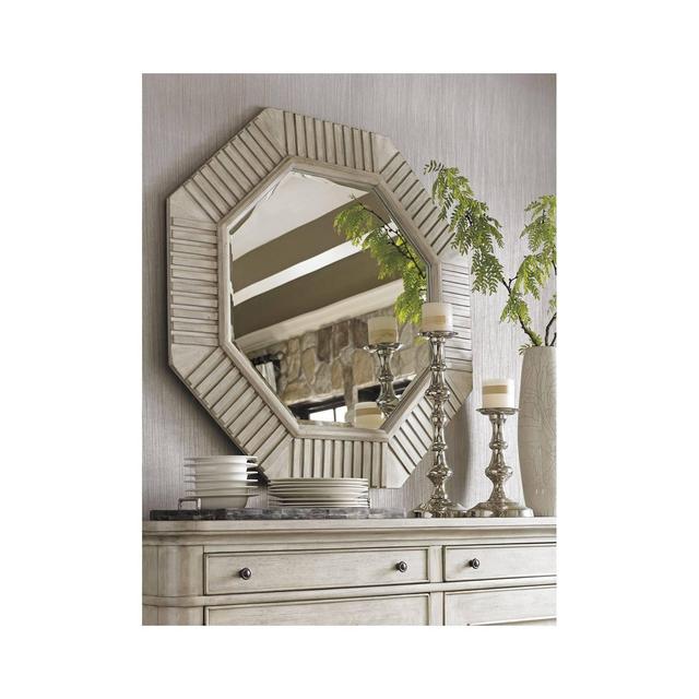 Lexington Oyster Bay Selden Octagonal Mirror in Distressed 714-204