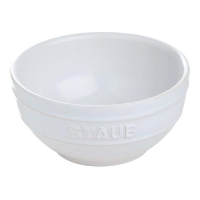 Staub White Ceramic Bowls