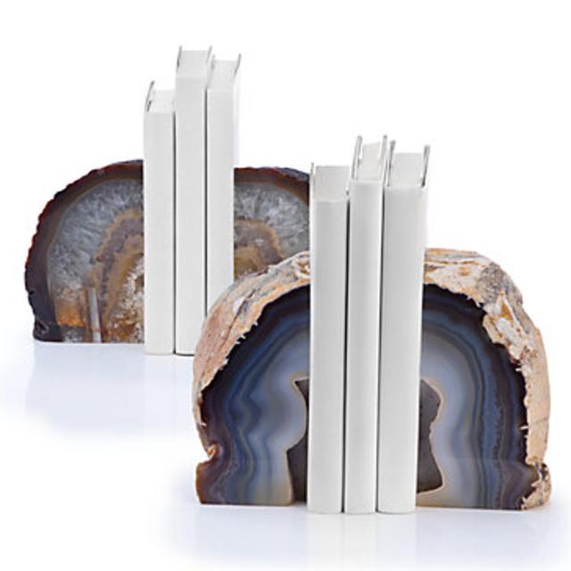 Agate Bookends