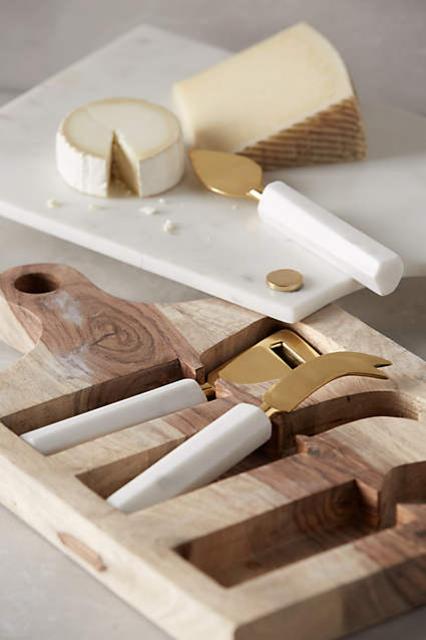 Marbled Cheese Board Set