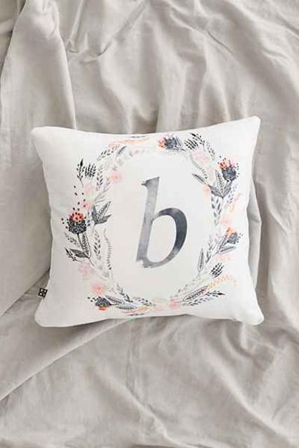 Monogram Throw Pillow