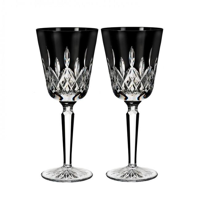 Lismore Black Goblet, Pair - Waterford | US