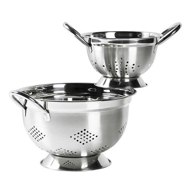Basic Essentials 2-pc. Stainless Steel Colander Set