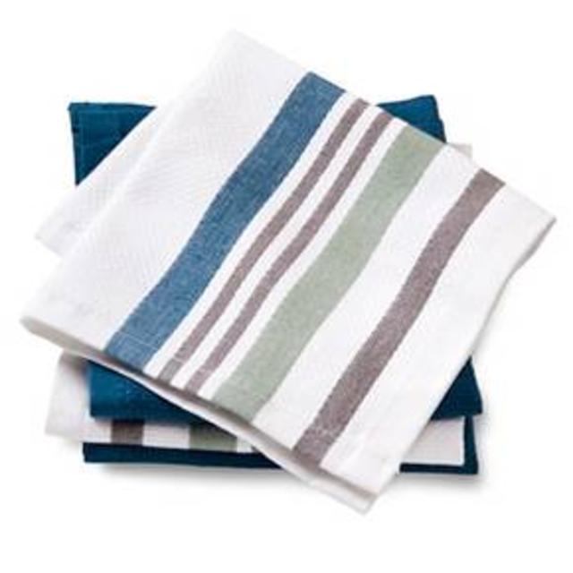 Dishcloths 4-Pack Blue Basket Weave - Threshold™