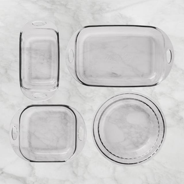 Fire King 4-Piece Glass Bakeware Set