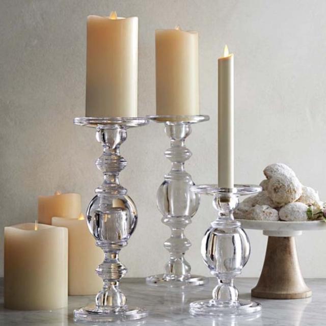 Classic Glass Candlestick