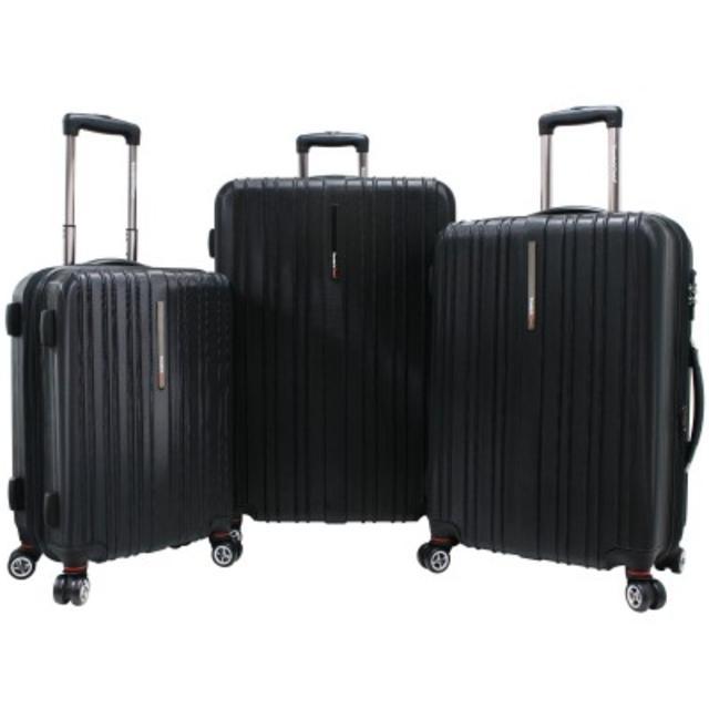 Traveler's Choice Tasmania Polycarbonate 3-Piece Expandable Spinner Luggage Set