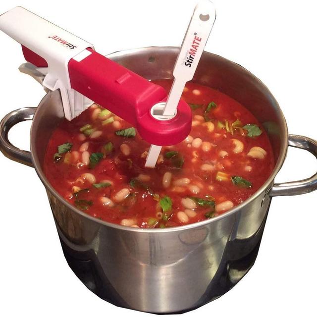 StirMATE Smart Pot Stirrer - Self-Adjusting, Powerful, Quiet, Cordless