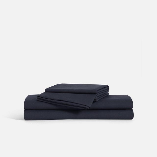 Brooklinen Luxe Core Sheets (Deep Navy color, size California King)