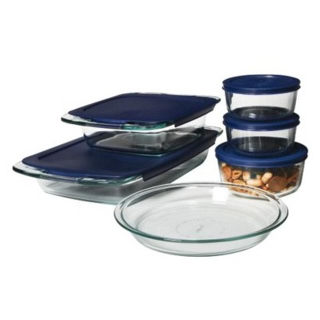 Pyrex Easy Grab 11 piece Bake N Store Set