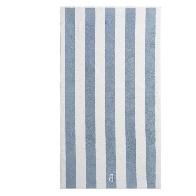 Pottery Barn Reversible Awning Striped Organic Beach Towel 32W x 62L