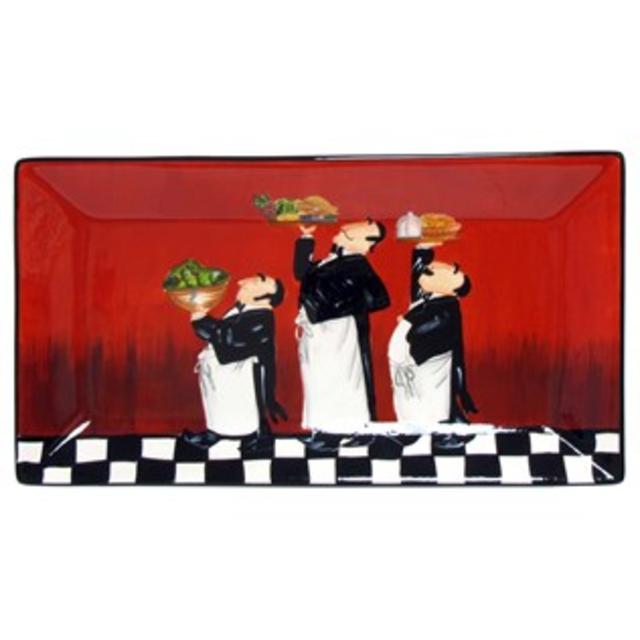Dinner is Served Rectangle Platter
