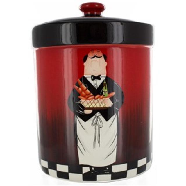 10" Dinner is Served Round Canister