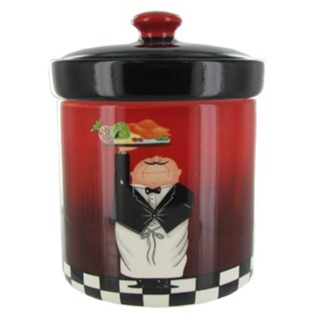 7 1/2" Dinner is Served Round Canister