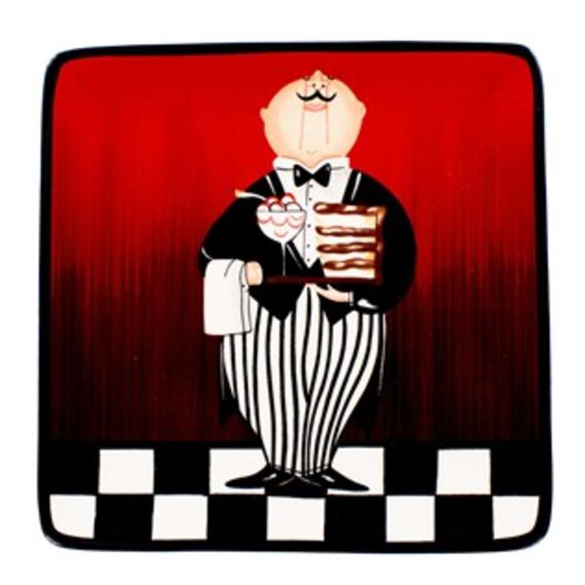 Dinner is Served Salad Plate