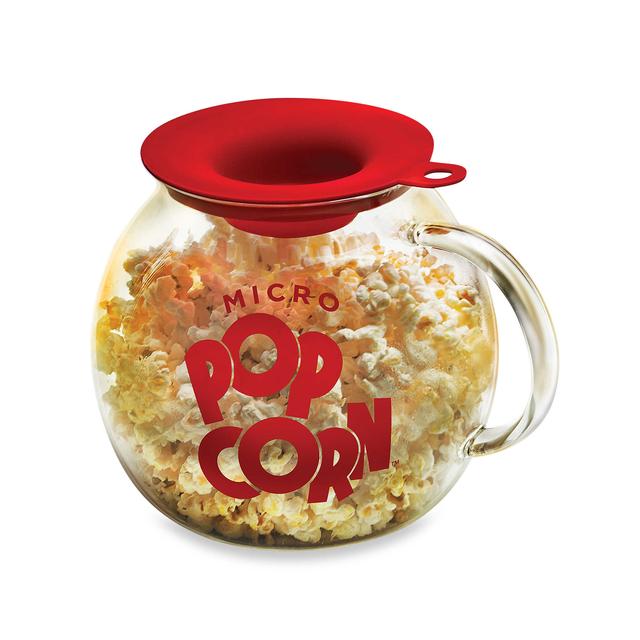 Epoca 3-Quart Microwave Glass Popcorn Popper