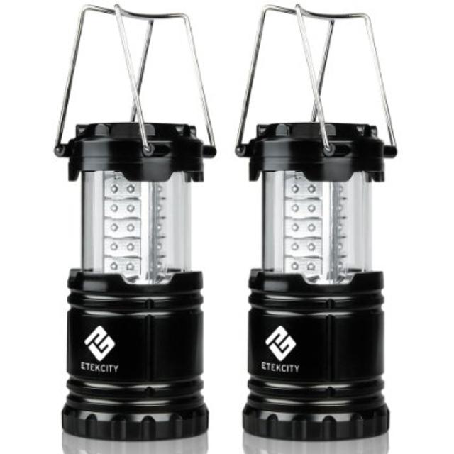 Etekcity 2 Pack Portable Outdoor LED Camping Lanterns (Water Resistant)