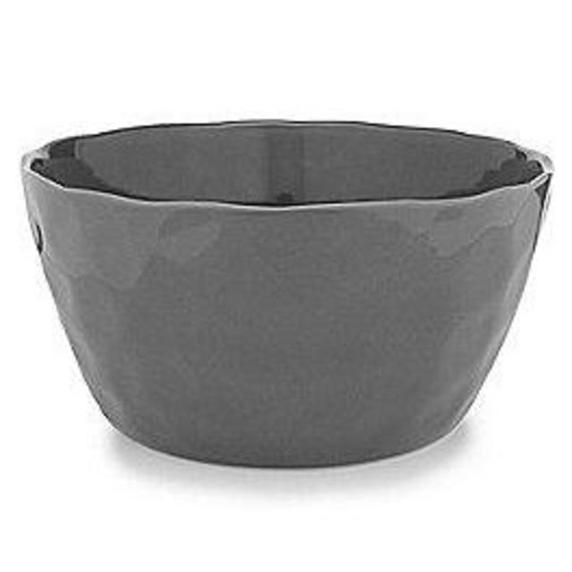 Noble Excellence Naturals Hammered Stoneware Serving Bowl