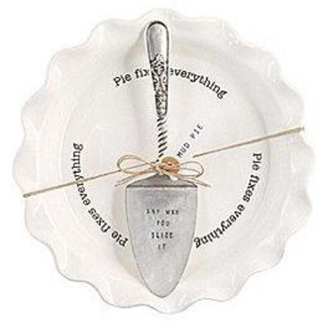 Mud Pie Circa Pie Plate & Server Set
