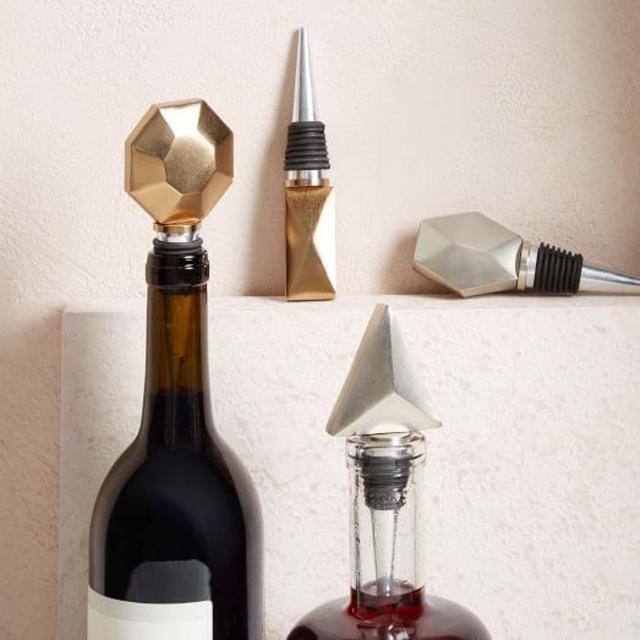 Geo Bottle Stopper Set
