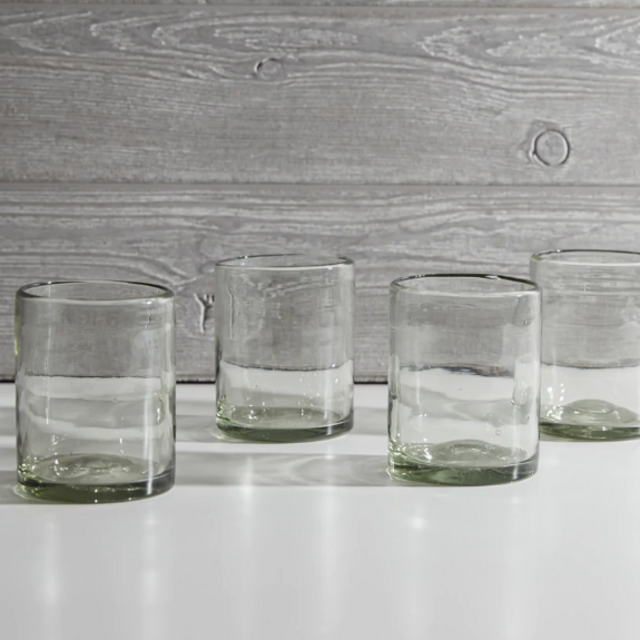 Tapered Recycled Glassware