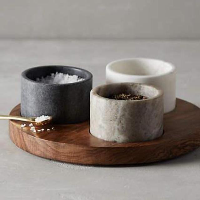 Striped Marble Serveware