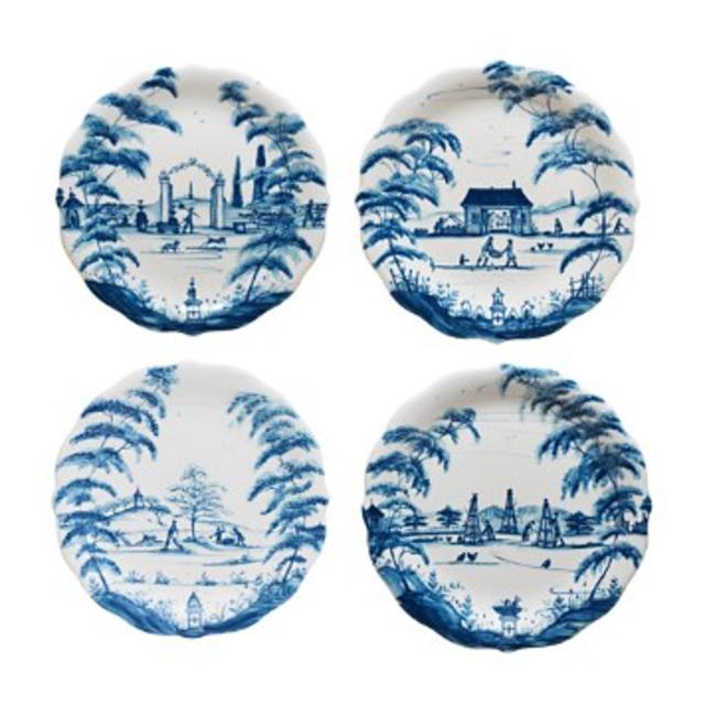 Juliska Country Estate Party Plates, Set of 4