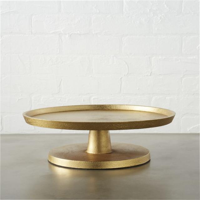 tectonic gold cake pedestal
