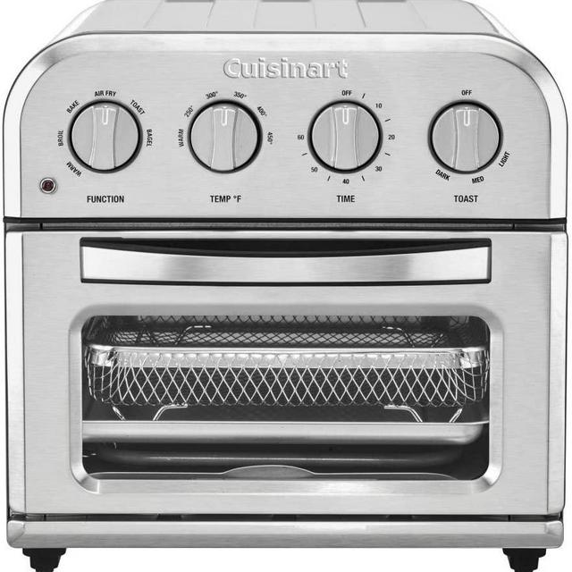 Cuisinart TOA-28 Compact Toaster Oven Airfryer, Silver