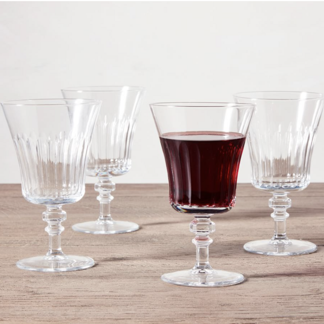 Sutton Glass Goblets, Set of 4