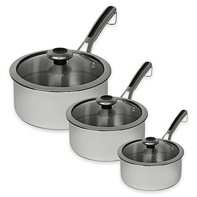 Revere® Copper Confidence Core™ 2 qt. Stainless Steel Covered Sauce Pot