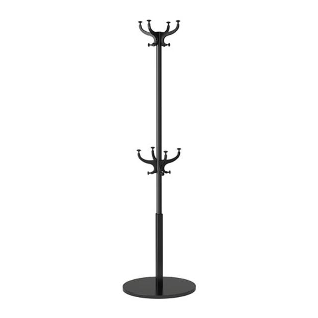HEMNES Hat and coat stand, black