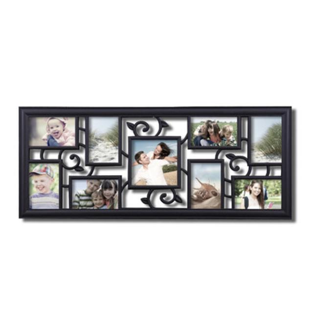 9 Opening Decorative Filigree Wall Hanging Collage Picture Frame