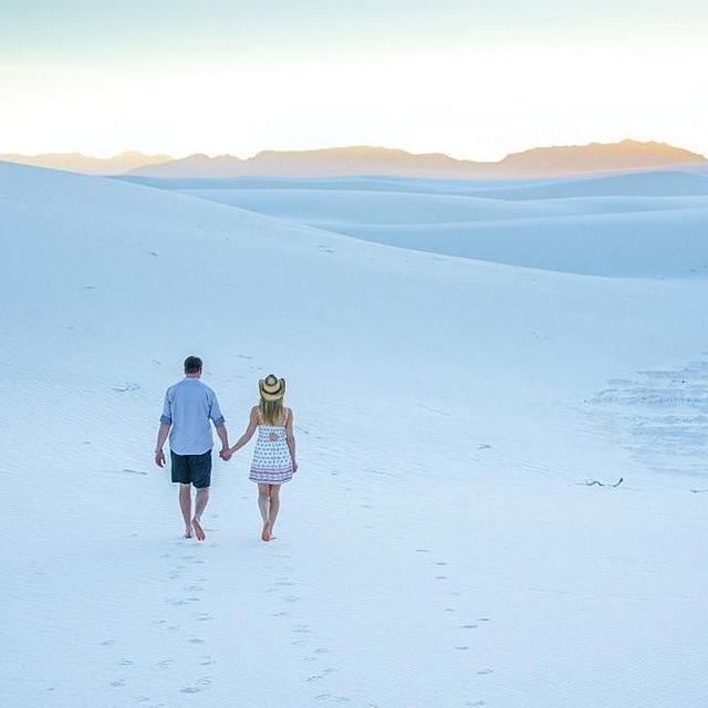 Entrance to White Sands National Monument