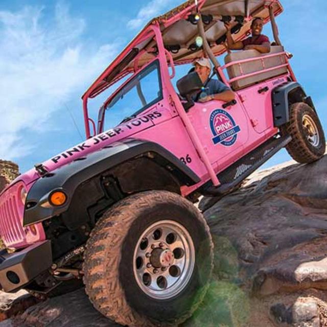 Pink Jeep Off Road Adventure