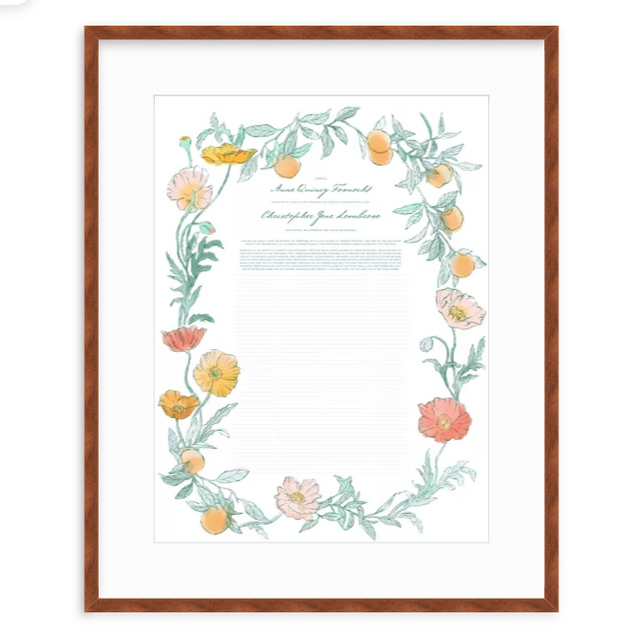 Frame our Wedding Certificate